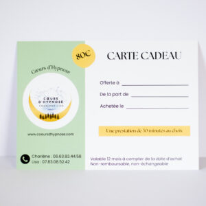Carte Cadeau - Soin de 30 minutes
